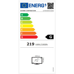 75'' iiyama LH7564UHS-B1AG: VA, 4K UHD, Android, 24/7