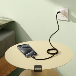 NONAME - Baseus dátový magnetický kábel Tungsten Gold USB-C/USB-C 1m 100W černý