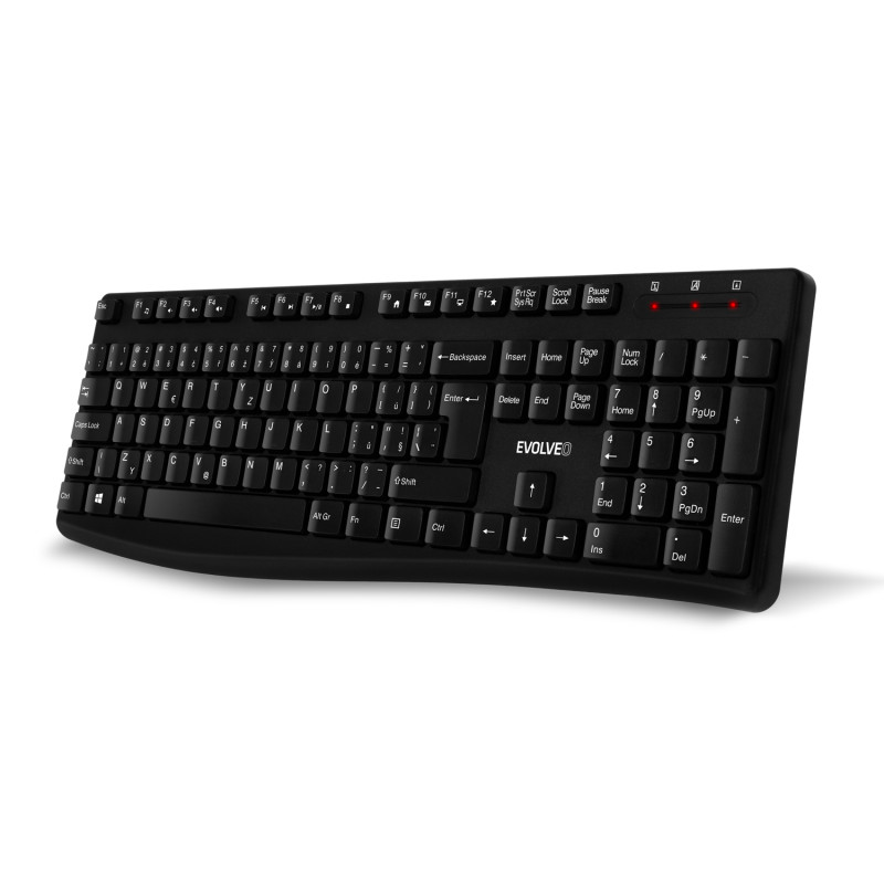 EVOLVEO K1050, tichý set bezdr.. klávesnica a
