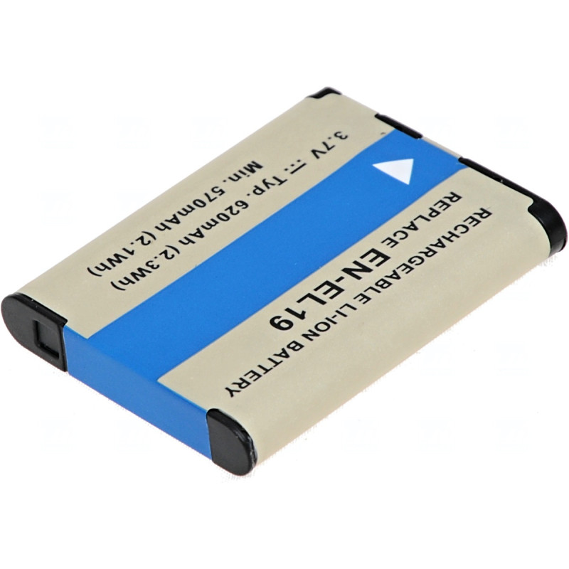 Batéria T6 Power pre Nikon EN-EL19, Sony NP-BJ1, 620mAh, 2,3Wh