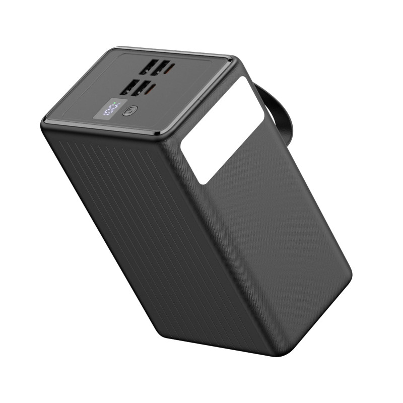 FELLOWES - Platinet Powerbanka 80000 mAh 65W Power Delivery, 2xUSB-C, 4xUSB-A, kábel USB-C 1m, čierna