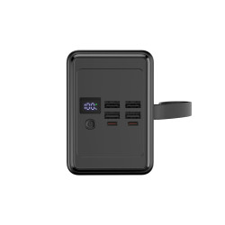 FELLOWES - Platinet Powerbanka 80000 mAh 65W Power Delivery, 2xUSB-C, 4xUSB-A, kábel USB-C 1m, čierna