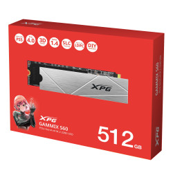 ADATA XPG GAMMIX S60/512GB/SSD/M.2 NVMe/Strieborná/Heatsink/5R