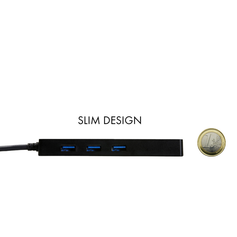 i-tec USB 3.0 SLIM HUB 3 Port With Gigabit LAN