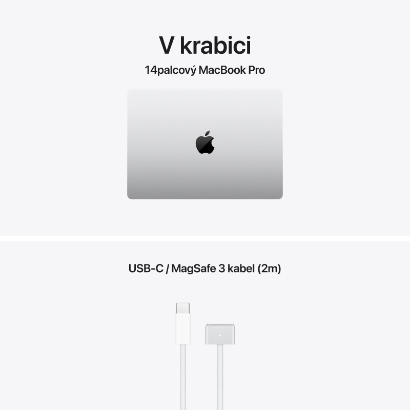 Apple MacBook Pro 14''/M5/14,2''/3024x1964/32GB/1TB/M5/Tahoe/Silver/1R