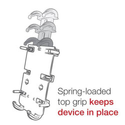 NONAME - UNPKD RAM QUICK-GRIP XL PHONE HOLDER FOR LARGER DEVICES WITH SHORT ARM AND U-BOLT