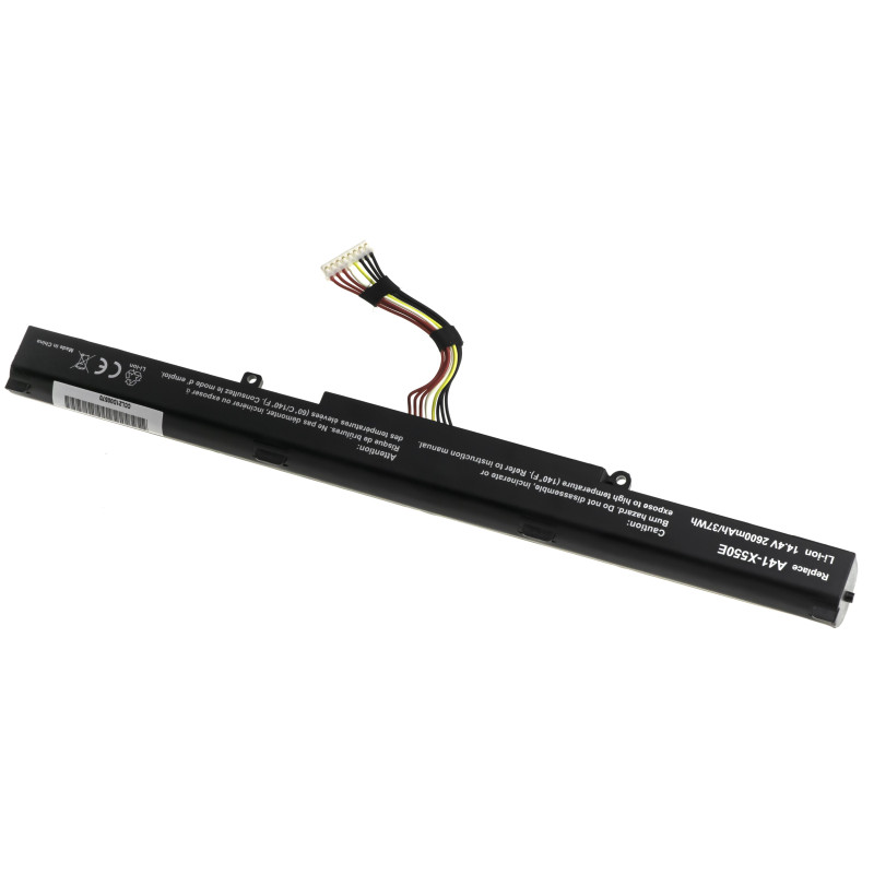 Batéria T6 Power pre Asus X450J, X550Z, X750J, X751L, X751LA, X751MA, 2600mAh, 37Wh, 4cell, Li-ion