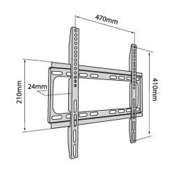 TB TOUCH - TB TV wall mount TB-450 až 56'', 40kg max VESA 400x400