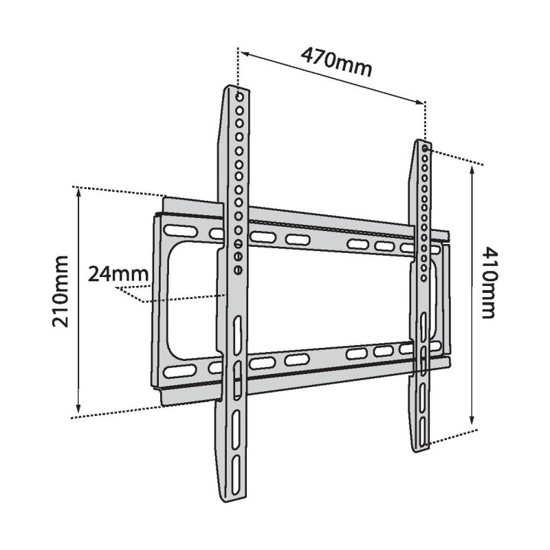 TB TOUCH - TB TV wall mount TB-450 až 56'', 40kg max VESA 400x400