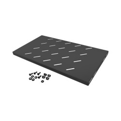 LANBERG 19'' PEVNÁ POLICA 1U/486X270MM MAX. NOSNOSŤ DO 120 KG ČIERNA