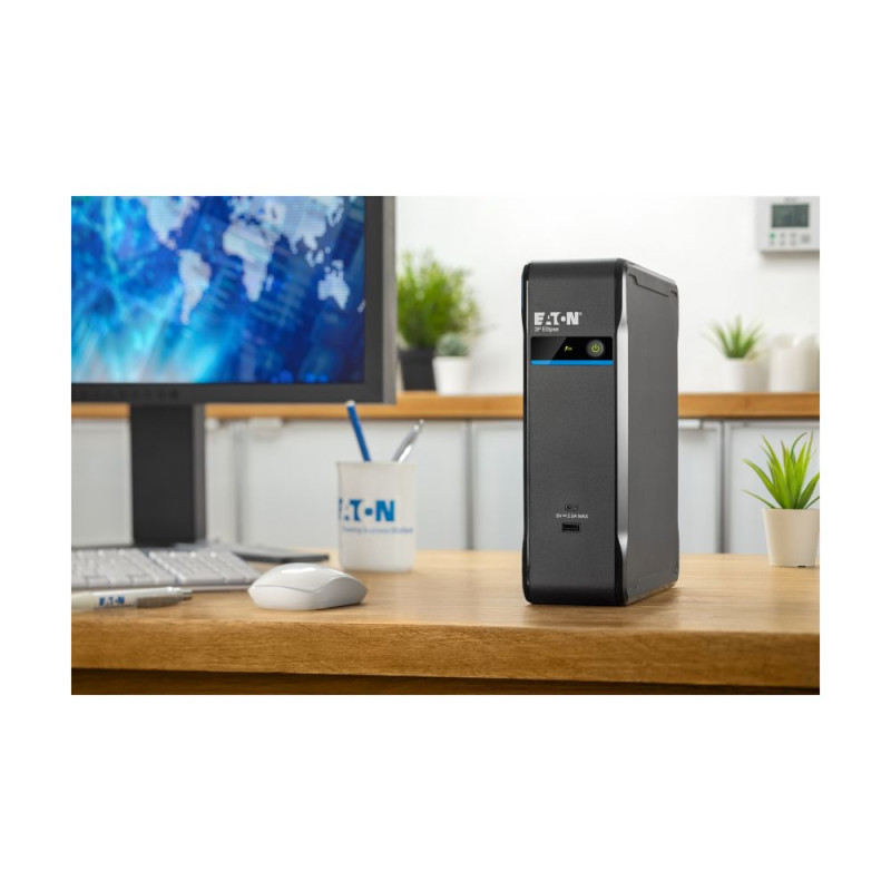 Eaton UPS1/1 fáza, 900VA - 3P Ellipse 900 USB IEC