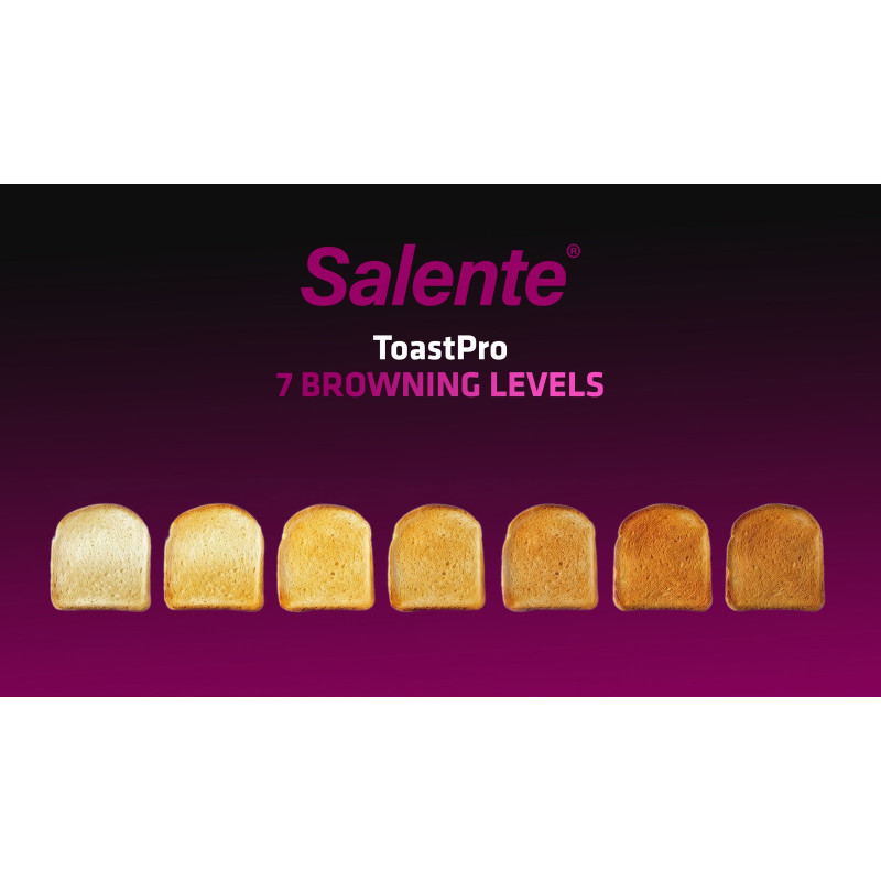 Salente ToastPro, topinkovač, nerez, čierny