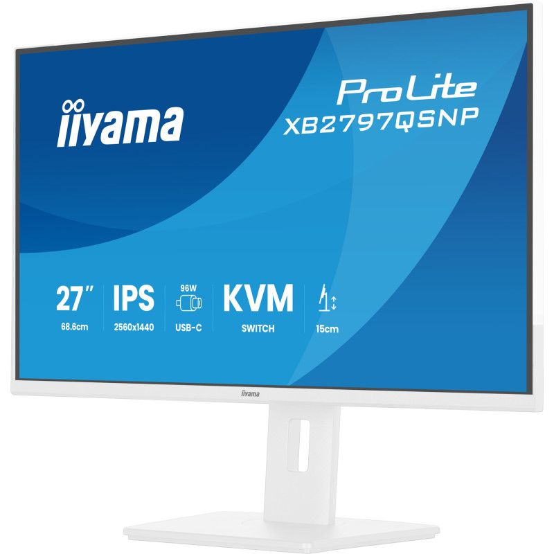 iiyama ProLite/XB2797QSNP-W1/27''/IPS/QHD/75Hz/1ms/Biela/5R