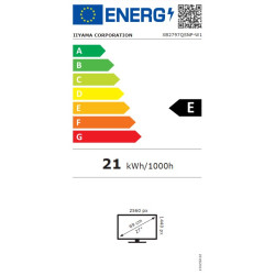 iiyama ProLite/XB2797QSNP-W1/27''/IPS/QHD/75Hz/1ms/Biela/5R