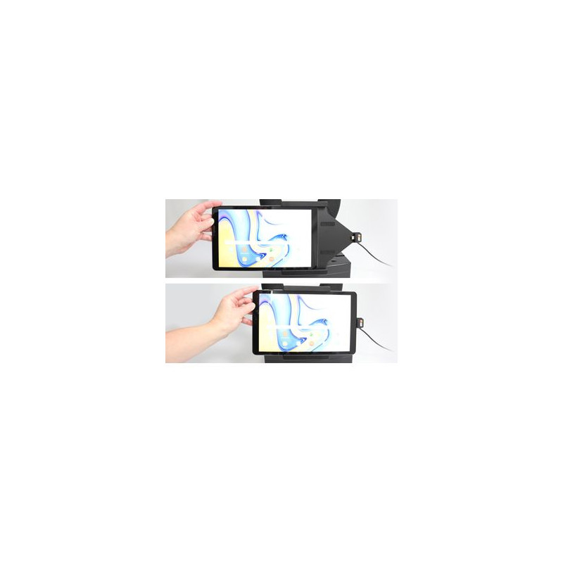 BRODIT - Ford držiak do auta pre Samsung Galaxy Tab A 10.5 SM-T590/SM-T595d bez obalu, so skrytým nabíjaním