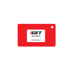 iGET SECURITY MP22 - RFID karta k klávesnici MP13 pre alarm M6-4G, minimálne rozmery