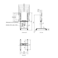 Mobilný stojan MEBIKON eQ Lift Next Mobil Compact 38mm/s