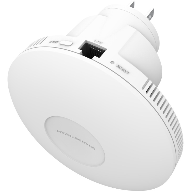 Grandstream GWN7660EM Wi-Fi 6 Extender a AP, MU-MIMO, MESH, captive portál, 16 SSID, QoS, VLAN
