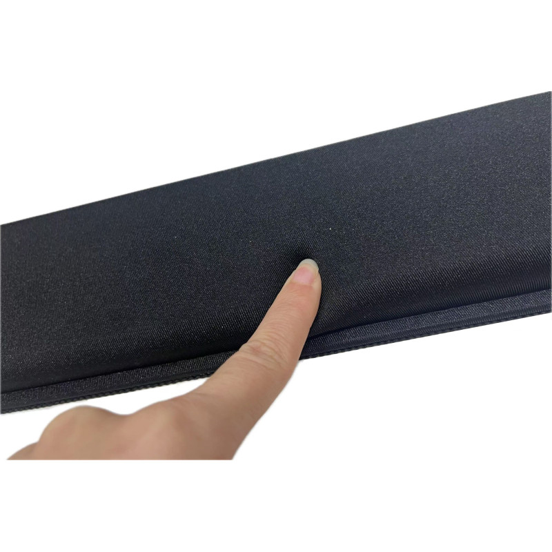 Podpera zápästia ku klávesnici C-TECH KPG-01, pamäťová pena, čierna, 450x93x25mm