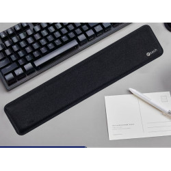 Podpera zápästia ku klávesnici C-TECH KPG-01, pamäťová pena, čierna, 450x93x25mm