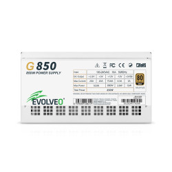 EVOLVEO G850, 850W/ ATX 3.1/ 80+ GOLD/ Modular