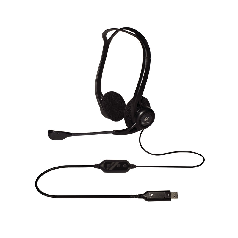 Logitech PC 960/Stereo/USB/Drôt/Čierna