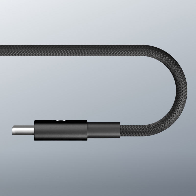 APPLE - Beats 240W USB-C/USB-C Braided Cable (3m) - Black