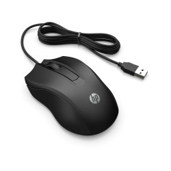HP 100/Kancelárska/Optická/1 600 DPI/Drôtová USB/Čierna