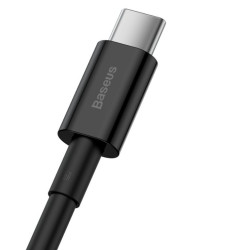 NONAME - Baseus dátový kábel Superior USB-C 1m 6A 66W černý