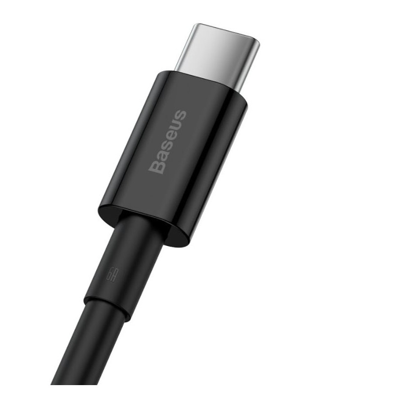 NONAME - Baseus dátový kábel Superior USB-C 1m 6A 66W černý