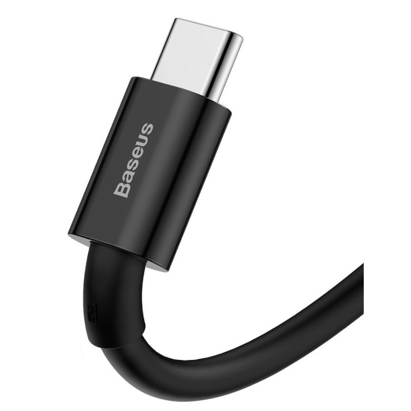 NONAME - Baseus dátový kábel Superior USB-C 1m 6A 66W černý