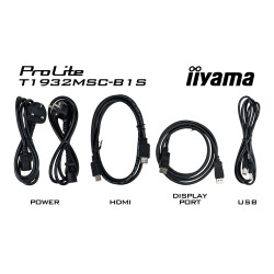 19'' iiyama T1932MSC-B1S: IPS, SXGA, PCAP, HDMI, DP