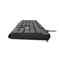 Natec klávesnica Nautilus 2/Drôtová USB/ CZ- SK layout/Čierna