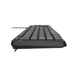 Natec klávesnica Nautilus 2/Drôtová USB/ CZ- SK layout/Čierna