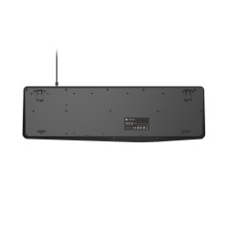 Natec klávesnica Nautilus 2/Drôtová USB/ CZ- SK layout/Čierna
