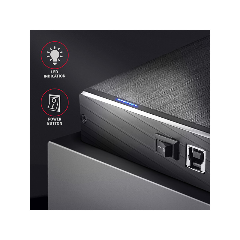 AXAGON EE35-XA3, USB 3.2 Gen 1 - SATA, 3.5'' externý ALINE box