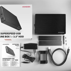 AXAGON EE35-XA3, USB 3.2 Gen 1 - SATA, 3.5'' externý ALINE box