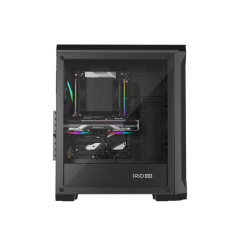 Počítačová skriňa Genesis IRID 505 ARGB V2/Midi Tower/Transpar./Čierna
