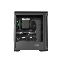 Počítačová skriňa Genesis IRID 505 ARGB V2/Midi Tower/Transpar./Čierna