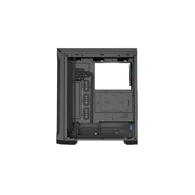 Počítačová skriňa Genesis IRID 505 ARGB V2/Midi Tower/Transpar./Čierna