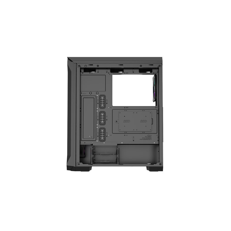 Počítačová skriňa Genesis IRID 505 ARGB V2/Midi Tower/Transpar./Čierna