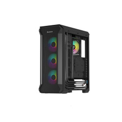 Počítačová skriňa Genesis IRID 505 ARGB V2/Midi Tower/Transpar./Čierna