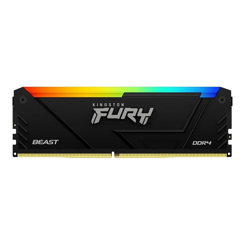 Kingston FURY Beast/DDR4/32GB/3200MHz/CL16/1x32GB/RGB/Black