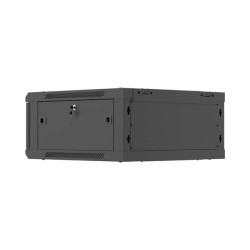 LANBERG NÁSTENNÁ INŠTALAČNÁ SKRIŇA 19'' 4U 600X600 ČIERNE PERFOROVANÉ DVERE (PLOCHÉ BALENIE)