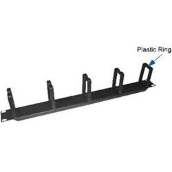 DATACOM - 19'' vyväzovací panel 1U 5x tvrdé plast. oko 3x6cm