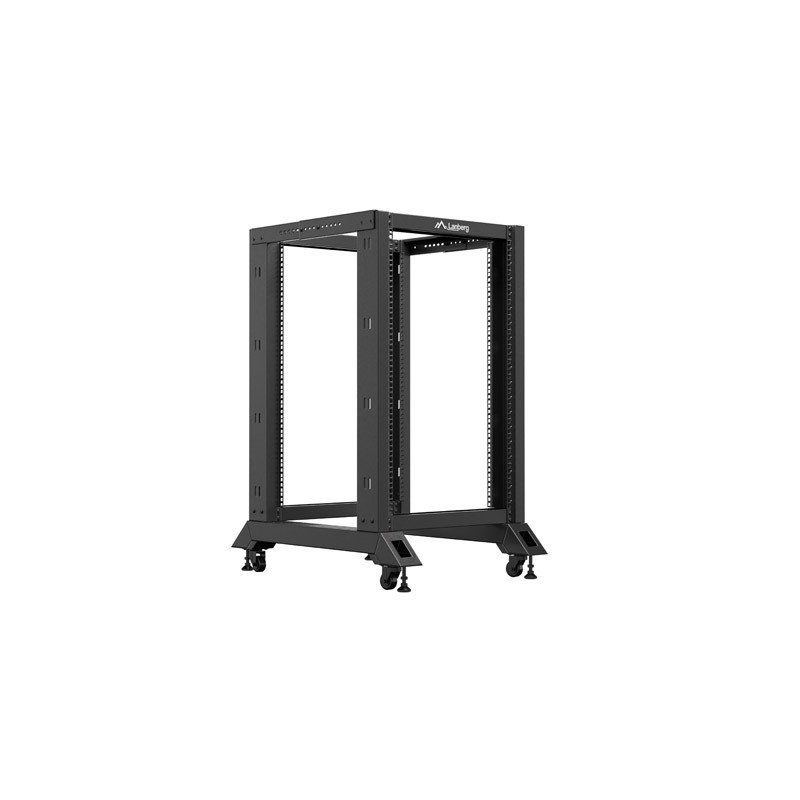 LANBERG OTVORENÝ RACK 18U 600X800 ČIERNY