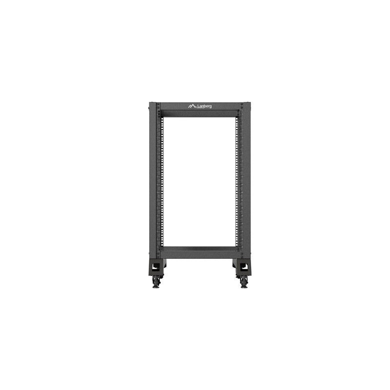 LANBERG OTVORENÝ RACK 18U 600X800 ČIERNY
