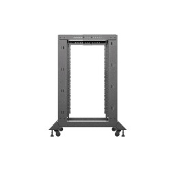 LANBERG OTVORENÝ RACK 18U 600X800 ČIERNY