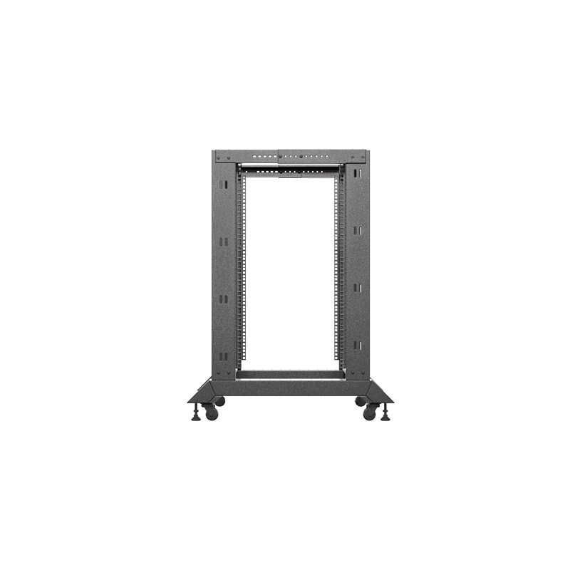 LANBERG OTVORENÝ RACK 18U 600X800 ČIERNY