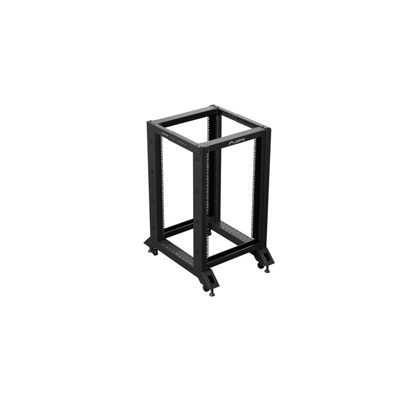 LANBERG OTVORENÝ RACK 18U 600X800 ČIERNY